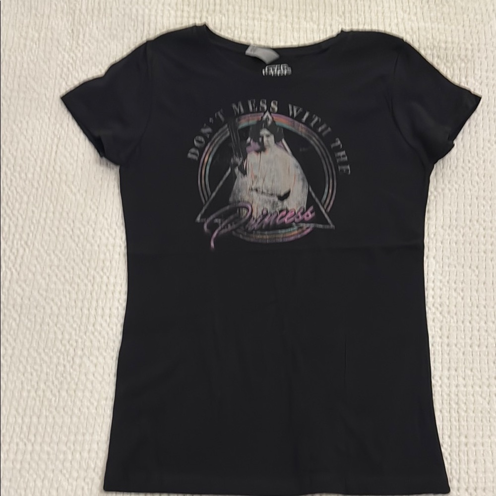Black Graphic T-Shirt for Small Pets